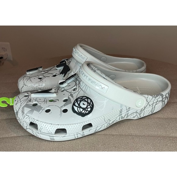 Futura Laboratories Crocs - Pearl White - Size 9M/11W